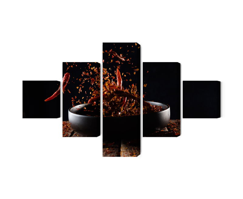 Ljuddämpande tavla - Cayenne pepper in flight