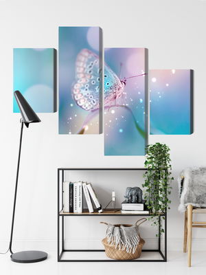 Ljuddämpande tavla - A delicate butterfly
