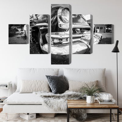 Ljuddämpande tavla - Black and white american