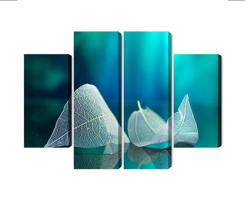 Ljuddämpande tavla - Delicate leaves close up