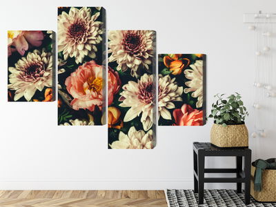 Ljuddämpande tavla - Variety of colorful 3d