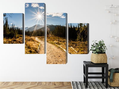 Ljuddämpande tavla - A sunny day in the tatras 3d