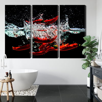 Ljuddämpande tavla - Chili in water