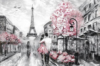 Ljuddämpande tavla - In love in the streets