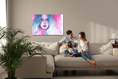 Ljuddämpande tavla - Portrait of a woman