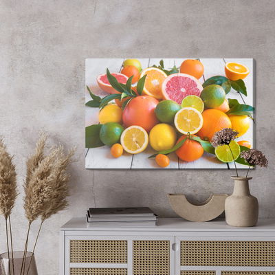 Ljuddämpande tavla - Juicy citrus