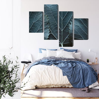 Ljuddämpande tavla - Leaves with a macro