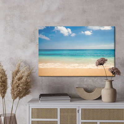 Ljuddämpande tavla - Paradise beach and the sea