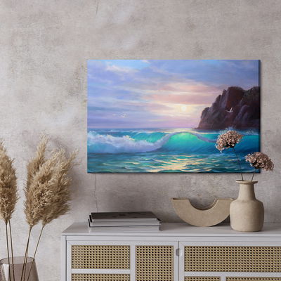 Ljuddämpande tavla - The sea at dawn