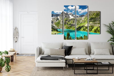 Ljuddämpande tavla - Crystalline lake