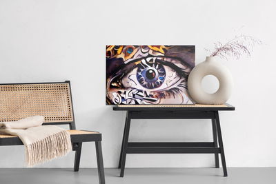 Ljuddämpande tavla - An abstract painting