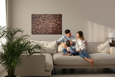 Ljuddämpande tavla - Background of roasted coffee