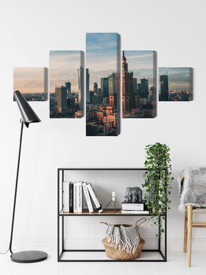 Ljuddämpande tavla - Warsaw and the view