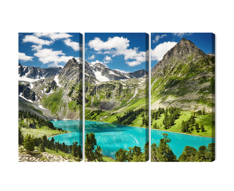 Ljuddämpande tavla - Crystalline lake