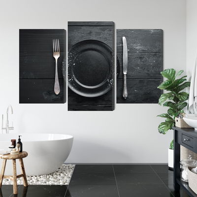 Ljuddämpande tavla - Vintage tableware