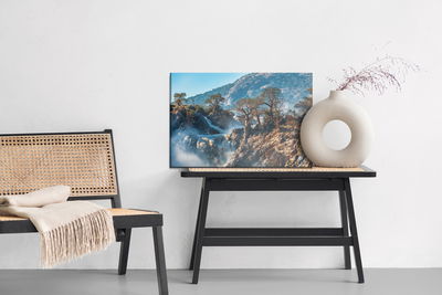 Ljuddämpande tavla - Trees at the waterfall