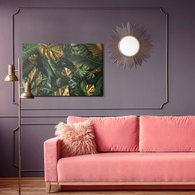 Ljuddämpande tavla - Colourful mixture of leaves