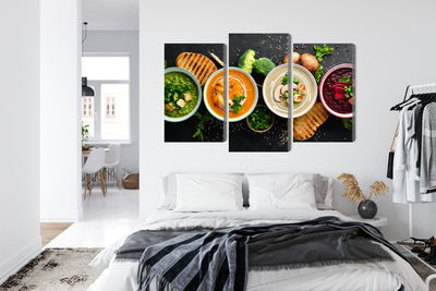 Ljuddämpande tavla - Vegetable cream soups