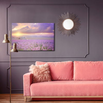 Ljuddämpande tavla - Beautiful lavender 3d