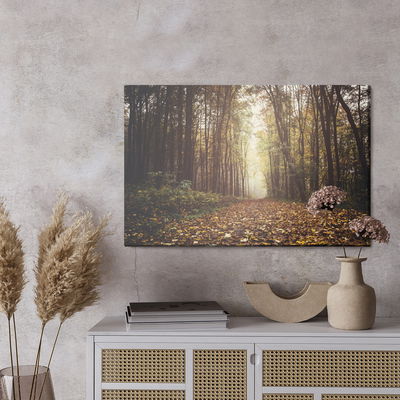 Ljuddämpande tavla - Autumn forest