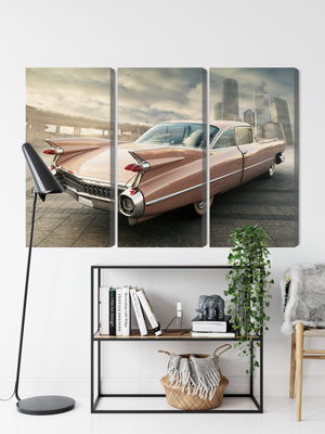 Ljuddämpande tavla - Vintage style car