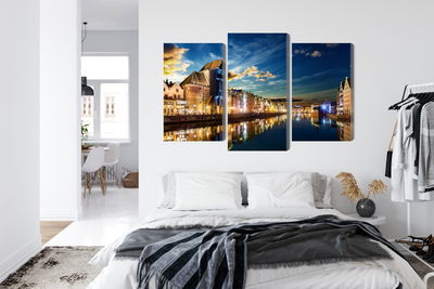 Ljuddämpande tavla - Gdansk wharf and the crane