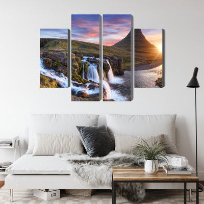 Ljuddämpande tavla - Kirkjufell mountain