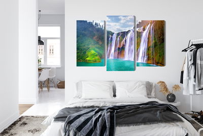 Ljuddämpande tavla - The waterfall in luoping