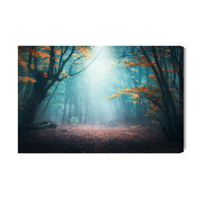 Ljuddämpande tavla - Mystical 3d forest