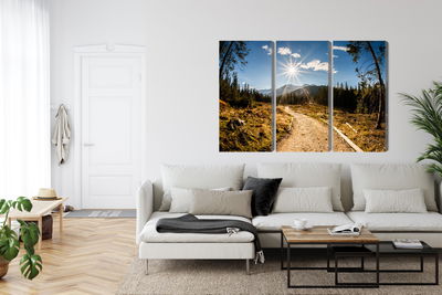 Ljuddämpande tavla - A sunny day in the tatras 3d