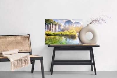 Ljuddämpande tavla - Great waterfall in Croatia