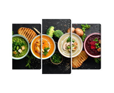 Ljuddämpande tavla - Vegetable cream soups