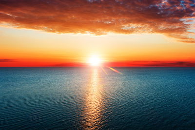 Ljuddämpande tavla - Bird's eye view of the sea