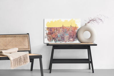 Ljuddämpande tavla - Colorful New York