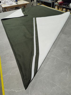 Acoustic Wall Textile - Andrahandssortering, kardborreband, grön
