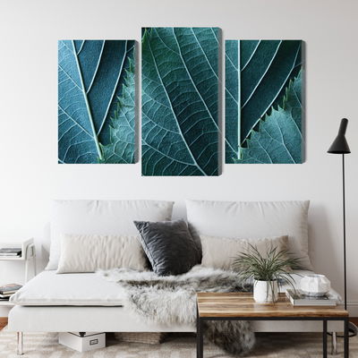 Ljuddämpande tavla - Leaves in a macro scale