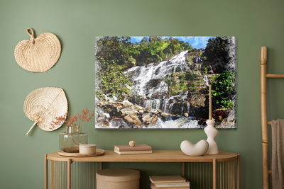 Ljuddämpande tavla - A waterfall in an artistic