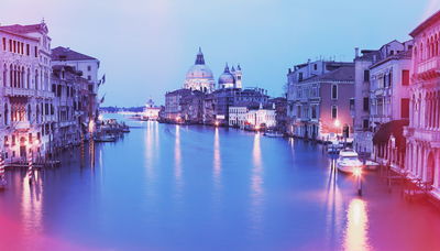 Ljuddämpande tavla - Venice in the evening