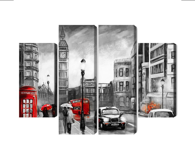 Ljuddämpande tavla - London street view