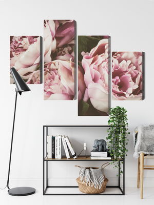 Ljuddämpande tavla - Delicate vintage peony