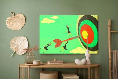 Ljuddämpande tavla - Bull's-eye