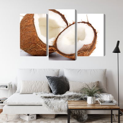 Ljuddämpande tavla - Coconut halves