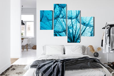 Ljuddämpande tavla - A close-up of a 3d dandelion