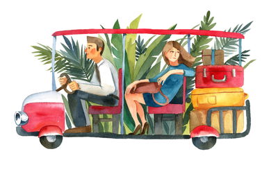 Ljuddämpande tavla - Hotel car