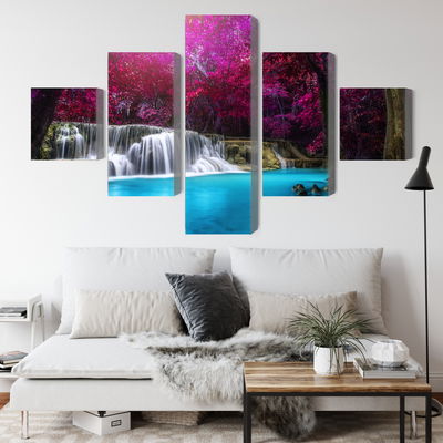 Ljuddämpande tavla - Kanchanaburi waterfall