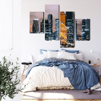 Ljuddämpande tavla - Panorama of moscow city