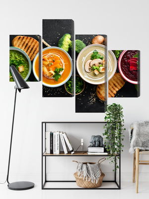 Ljuddämpande tavla - Vegetable cream soups