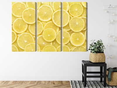 Ljuddämpande tavla - Lemon slices