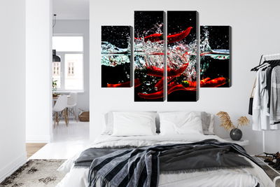 Ljuddämpande tavla - Chili in water