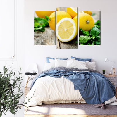 Ljuddämpande tavla - Lemon with mint